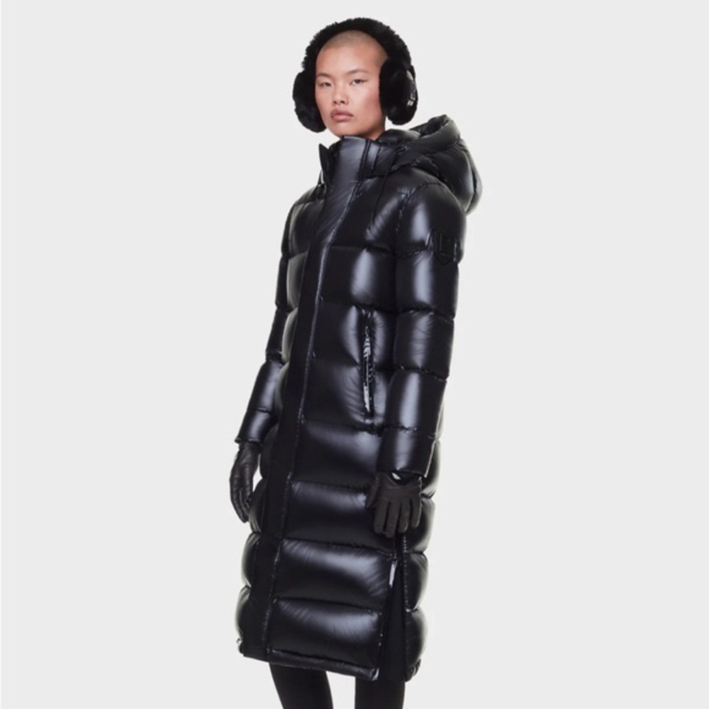 Rudsak Cloud Addy long down leather puffer coat - NWT - M